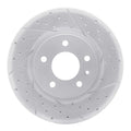DFC 06-07 Mazda 6 Front Right Drilled & Slotted Geoperformance Rotor