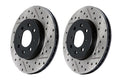 StopTech 99-08 Acura TL Sport Slotted/Drilled Front Right Cyro Rotor
