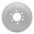 R1 04-11 Ford F-150 Rwd Rear Right Drilled & Slotted Geoperformance Rotor
