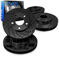R1 17-20 Acura MDX Front Left Drilled & Slotted Silver Brake Rotor
