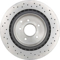 Brembo 03-04 Infiniti G35/03-09 Nissan 350Z Rear Premium Xtra Cross Drilled UV Coated Rotor