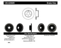 StopTech 08-09 Infiniti EX35 / 05-08 G35 / 09 G37 / 06-09 M35/M45 Drilled Right Rear Rotor