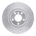R1 12-20 BMW M240I xDrive Rear Right Drilled & Slotted Geoperformance Rotor