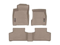 WeatherTech Tan Front and Rear Floorliners Fits -21-25 Mercedes-Benz 451593-1-3