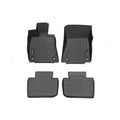 WeatherTech 2014+ Lexus IS (Does Not Fit AWD Models) Front and Rear FloorLiner - Black