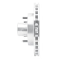 DFC 91-03 Chevrolet S10 Front Right Drilled & Slotted Silver Brake Rotor