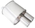 Megan 2.5 Inlet 3.5 SINGLE Curved Blue Stainless Steel Tip 12 LBS 28x11x8