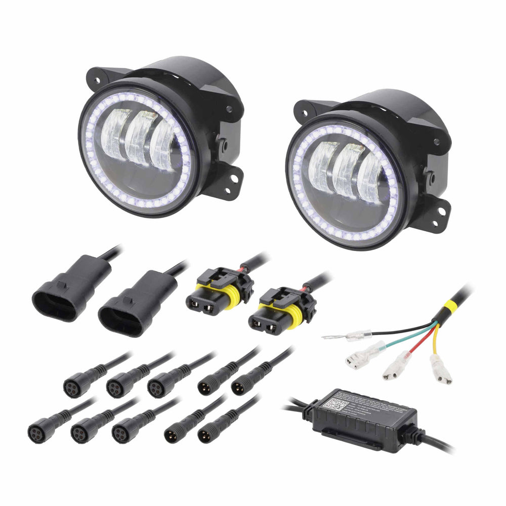 97C WRANGLER/20C GLADIATOR 4IN RGB HALO FOG LIGHTS