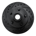 R1 95-97 Ford Ranger (USA/Canada) Front Left Drilled & Slotted Black Brake Rotor