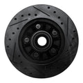 R1 95-97 Ford Ranger (USA/Canada) Front Left Drilled & Slotted Black Brake Rotor