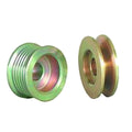 ALT GM 12SI CHROME 100A 6 GRV PULLEY & CONE 1 OR 3 WIRE