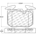 Street Brake Pads w/Shims and Hardware