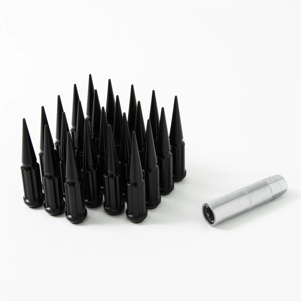 Gorilla 23 LUG 1/2 SPIKE JEEP INSTALL KIT BLACK