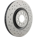Brembo 00-06 Audi TT/TT Quattro/02-03 VW Golf Front Premium Xtra Cross Drilled UV Coated Rotor