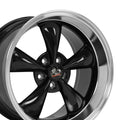 18 IN REPLICA WHEEL FR01 FITS FORD MUSTANG BULLITT RIM 18X10 BLACK WHEEL