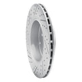 R1 18-25 Genesis G70 Rear Right Drilled & Slotted Geoperformance Rotor