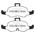 EBC 2019+ Audi TTS Quattro 2.0T Redstuff Front Brake Pads