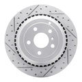 R1 06-12 Mercedes-Benz R500 Rear Left Drilled & Slotted Geoperformance Rotor