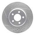 DFC 04-19 Ford Escape Front Left Drilled & Slotted Geoperformance Rotor