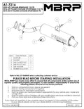 MBRP 2023+ Can-Am Renegade 110/70 Direct Replacement Slip-on w/Utility Muffler