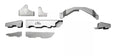 ~(13 lbs. 15X12X4)~  EVO JK ProTek Front Axle Truss DANA 30 2007-2017 Jeep Wrangler JK JKU