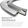 Putco 04-09 Chrysler Pacifica - w/body Cladding - Half Stainless Steel Fender Trim