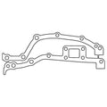 Cometic Jaguar 3.4L XK6 .066in MLS Cylinder Head Gasket - 85mm Bore