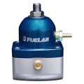 Fuelab 545 EFI Adjustable Mini FPR In-Line 25-90 PSI (1) -6AN In (1) -6AN Return - Black