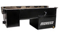 Moroso Rocker Switch Panel - Dash Mount - LED - 8in x 3-13/32in - Grey/Black Fiber Design