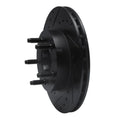 R1 83-92 Ford Ranger (USA/Canada) Front Left Drilled & Slotted Black Brake Rotor