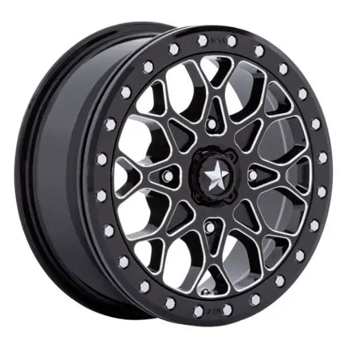 MA48 15X6 4X110 G-BLK-MILL BLK-RG 3