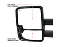 TOWING MIRROR CHROME CVR POWER HEAT