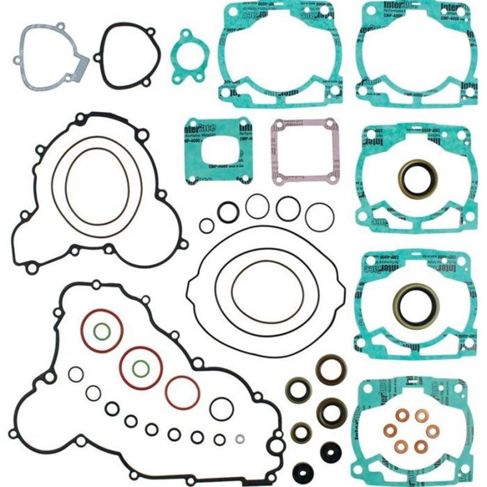 Vertex Pistons 2023 250 XC-W/21-22 300 EXC TPI/21-23 EC 250/2023 EC 300 Complete Gasket Kit w/ Seals