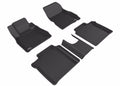 3D MAXpider 2014-2019 Nissan Versa Note Kagu 1st & 2nd Row Floormats - Black