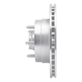 R1 86-92 Jeep COMANCHE Front Right Drilled & Slotted Silver Brake Rotor