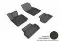 3D MAXpider 2014-2019 Mini Hardtop 2-Door Kagu 1st & 2nd Row Floormats - Black