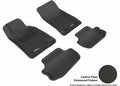 3D MAXpider 2010-2015 Chevrolet Camaro Kagu 1st & 2nd Row Floormats - Black