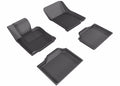 3D MAXpider 2014-2016 Mini Countryman Kagu 1st & 2nd Row Floormats - Black