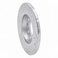 R1 19-24 Subaru Forester Front Right Drilled & Slotted Silver Brake Rotor