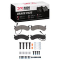 DFC 20-25 Coachmen Mirada Rear 5000 Advanced Semi Metallic Brake Pads and Hardware Kit