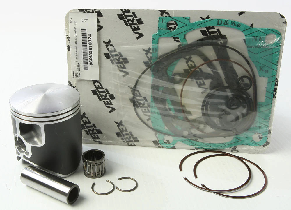 Vertex Pistons 06-18/2024 250 EXC/11-14 TE 250 Cast Replica Piston Kit