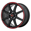 MR142 18X8 5X100/4.5 S-BLK RED 45MM