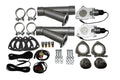Granatelli 2.25in Aluminized Mild Steel Electronic Exhaust Cutout w/Slip Fit & Band Clamps