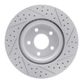 DFC 07-10 Chevrolet Hhr Front Right Drilled & Slotted Geoperformance Rotor