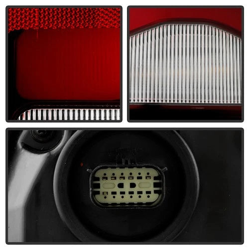 DODGE RAM 1500 LIMITED / LONGHORN / LARAMIE LED TAIL LIGHT OE RED CLEAR RIGHT