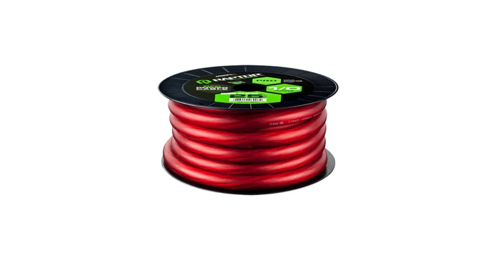 25FT 1/0 AWG RED PRO-SERIES OFC POWER CABLE