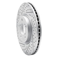 DFC 07-20 Acura MDX Front Left Drilled & Slotted Geoperformance Rotor