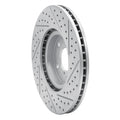 DFC 07-20 Acura MDX Front Left Drilled & Slotted Geoperformance Rotor