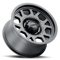 17X9 8-165.1 +12MM SATIN BLACK WITH