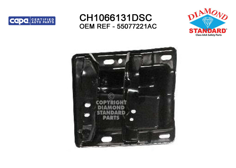 CAPA 0205 DODGE R1500 P/U W/O TOW HOOKS FRT INNER BRACKET LH